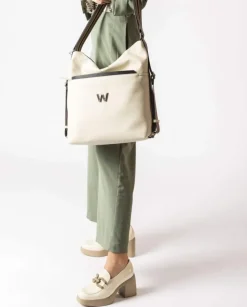 Wonders Bolso Amatista Bicolor Crema^ Grandes