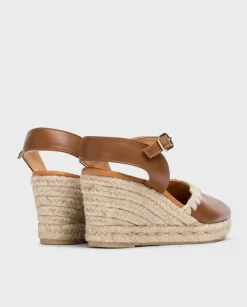 Wonders Cuñas Malibu Marron^ Alpargatas