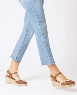 Wonders Cuñas Malibu Marron^ Alpargatas