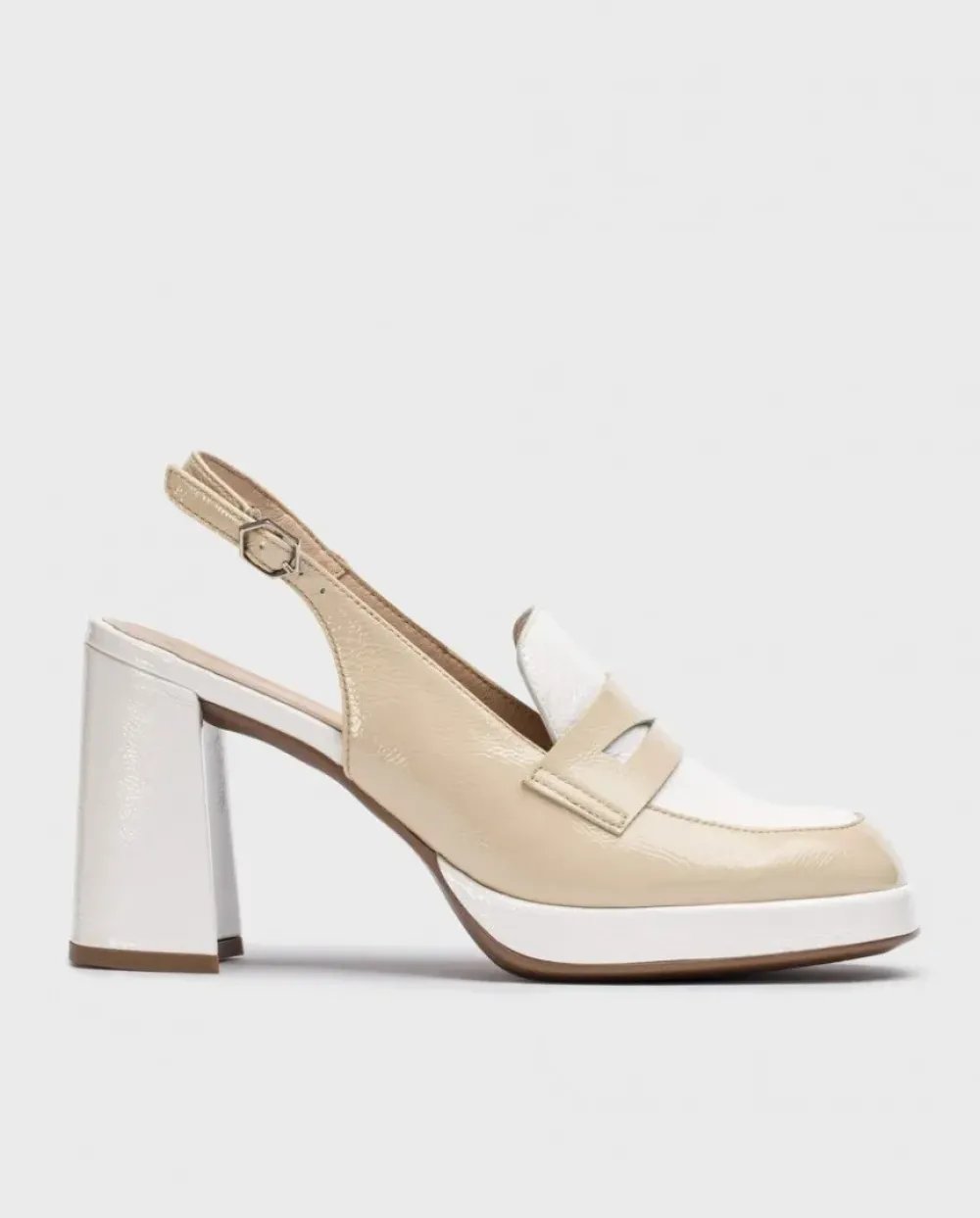 Wonders Mocasin Amelia Bicolor^ Tacones