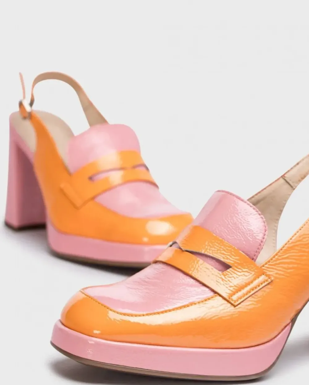 Wonders Mocasin Amelia Bicolor^ Tacones