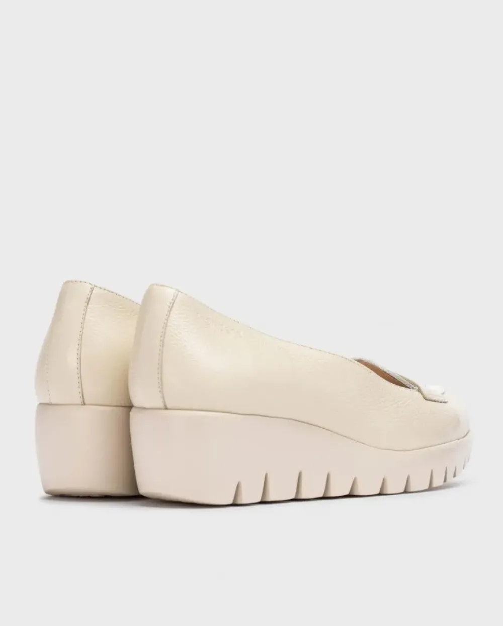 Wonders Mocasin Beige^ Cuñas