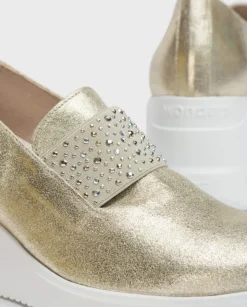 Wonders Mocasin Bone Dorado^ Cuñas
