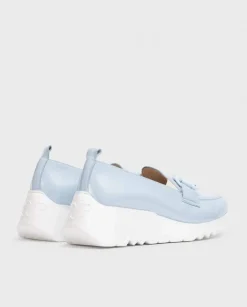 Wonders Mocasin Dance Azul^ Cuñas