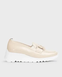 Wonders Mocasin Dance Beige^ Cuñas
