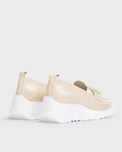 Wonders Mocasin Dance Beige^ Cuñas
