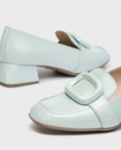 Wonders Mocasin Elein Azul Claro^ Tacones