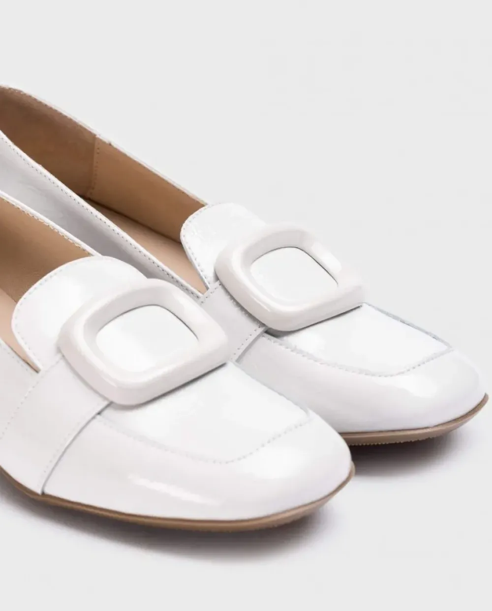 Wonders Mocasin Elein Blanco^ Tacones