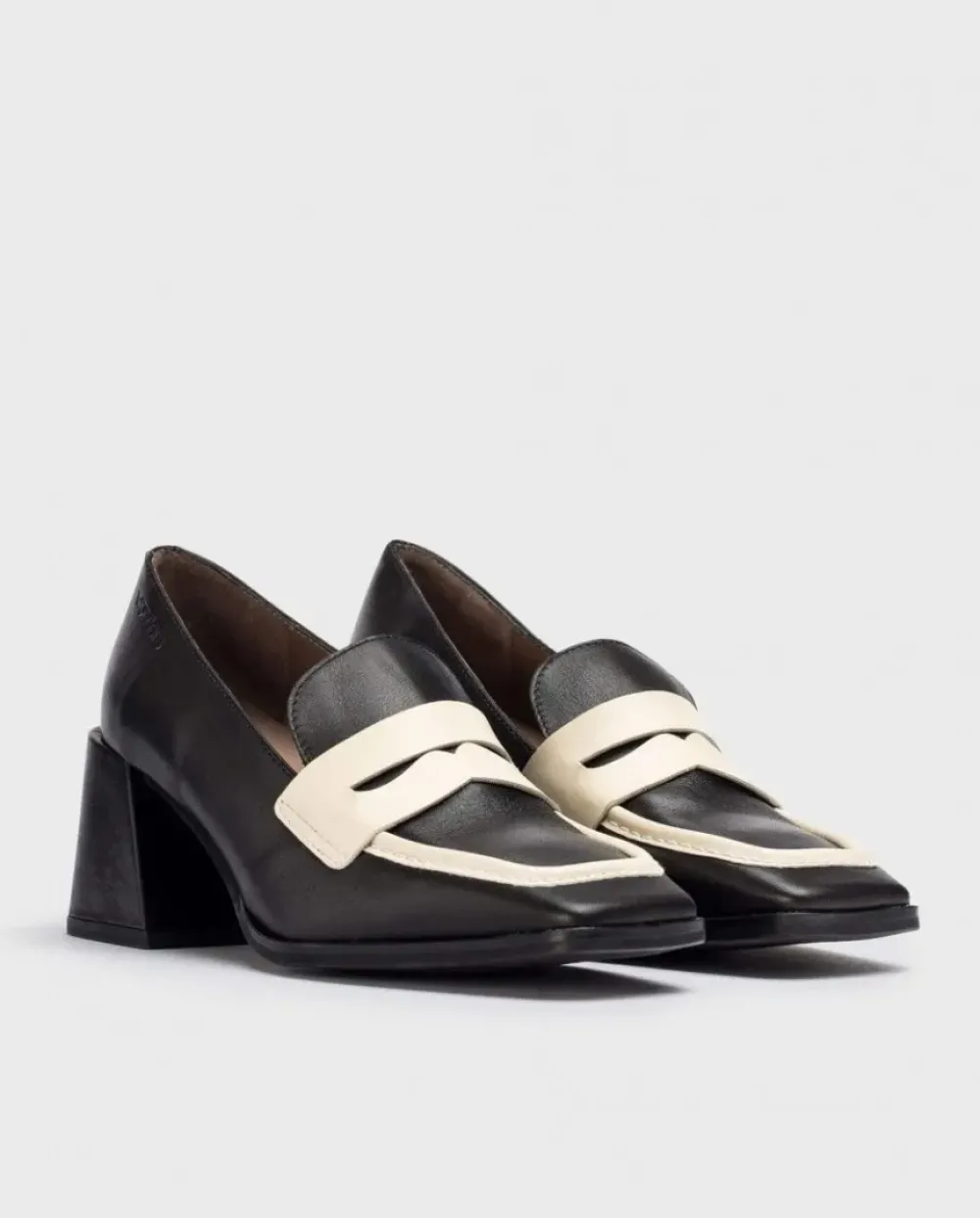 Wonders Mocasin Fiodor Negro^ Tacones