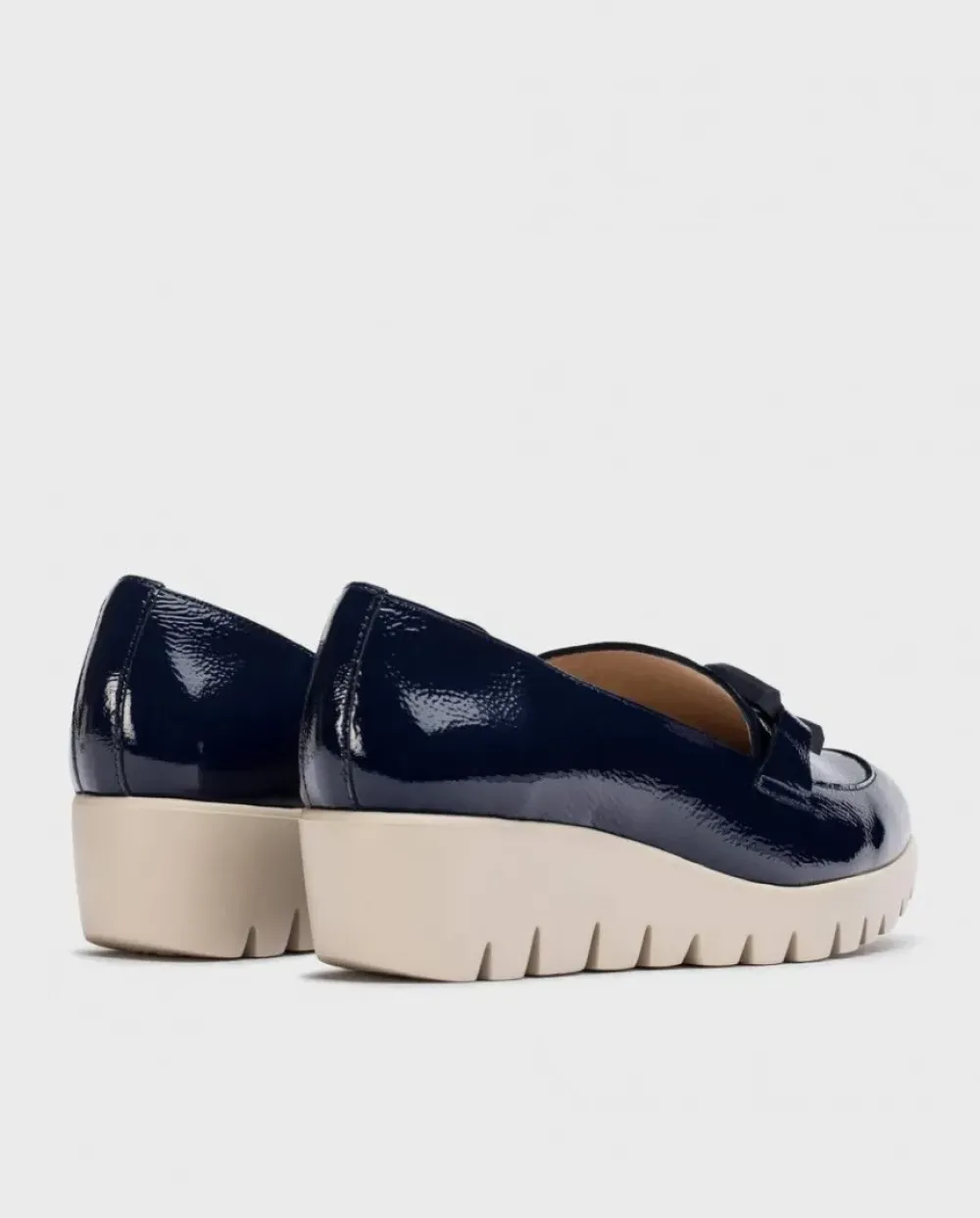 Wonders Mocasin San Marino Azul Oscuro^ Cuñas