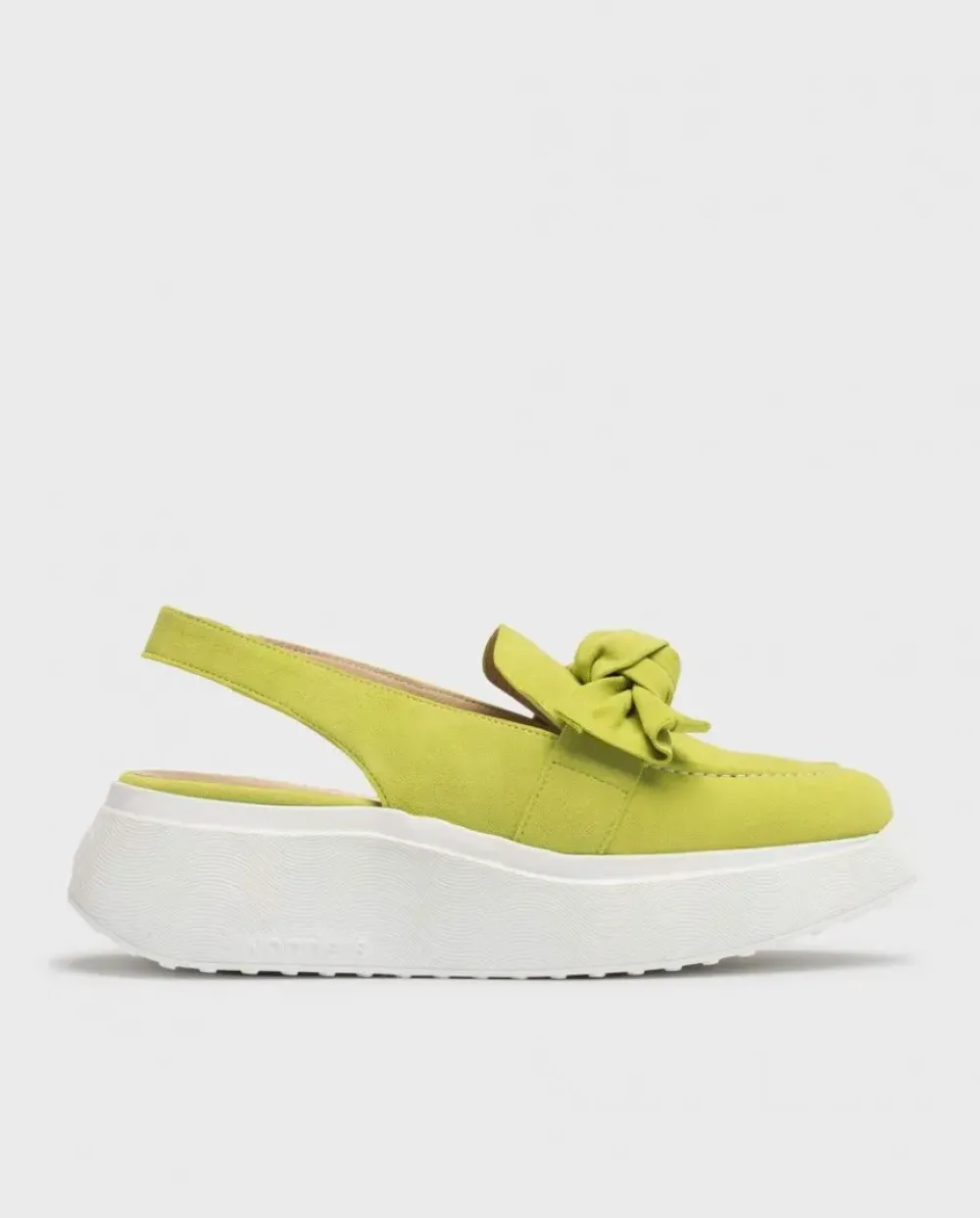 Wonders Mocasin Tokio Verde^ Plataformas
