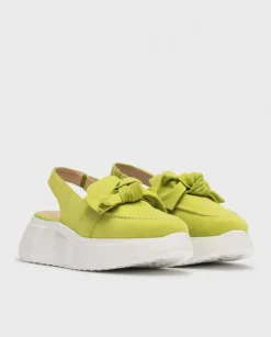 Wonders Mocasin Tokio Verde^ Plataformas