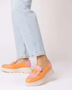Wonders Mocasin Venecia Bicolor^ Plataformas