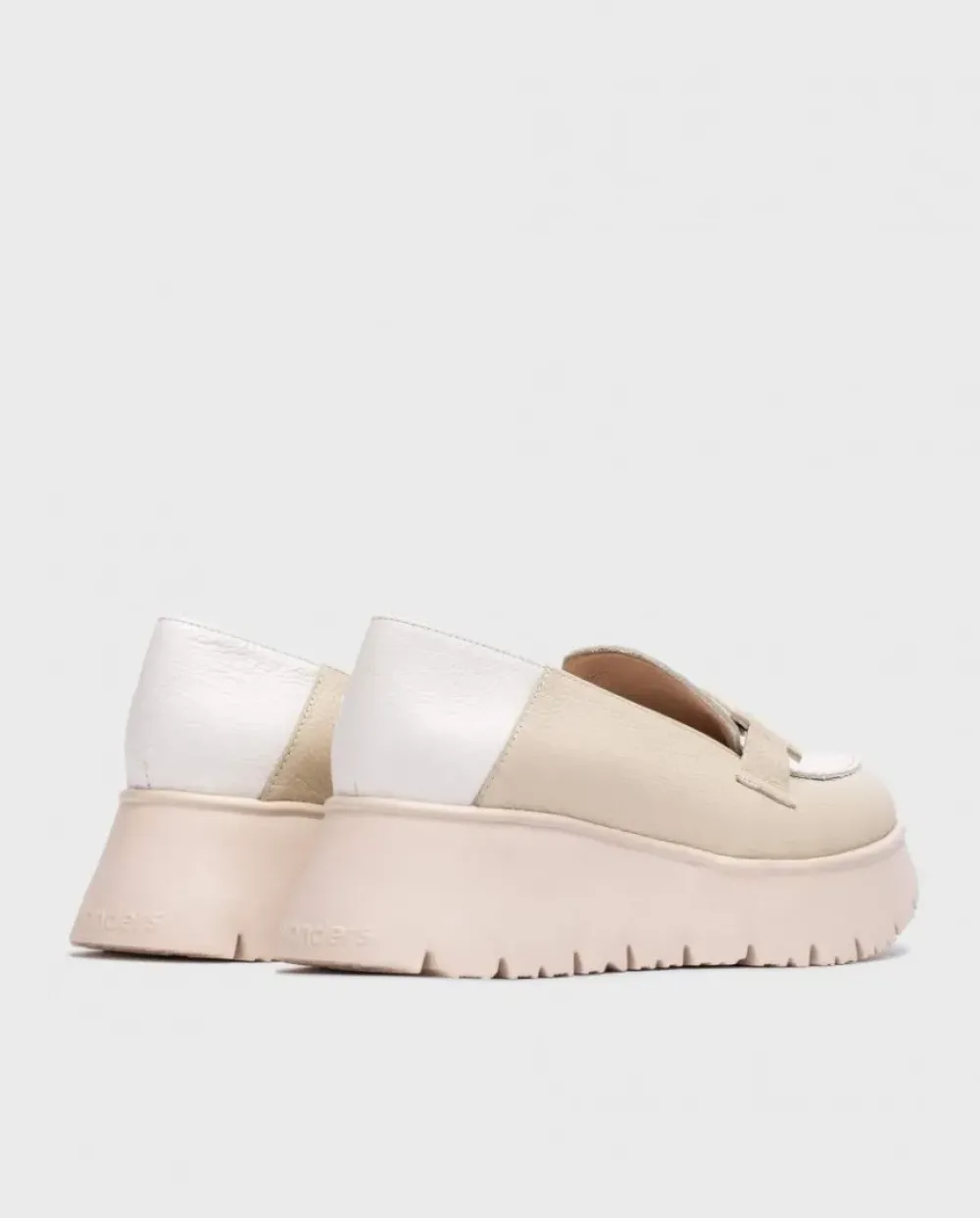 Wonders Mocasin Venecia Bicolor^ Plataformas