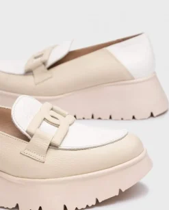 Wonders Mocasin Venecia Bicolor^ Plataformas