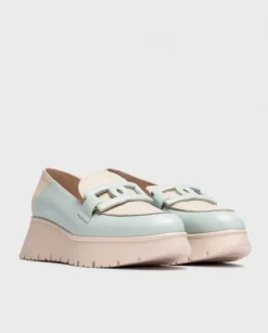 Wonders Mocasin Venecia Bicolor^ Plataformas