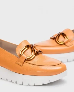 Wonders Mocasines Sidney Naranja^ Planos