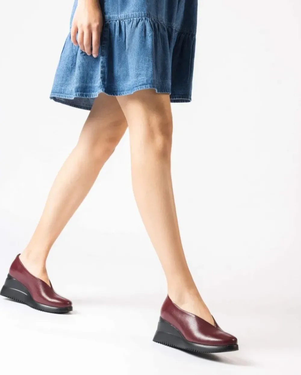 Wonders Mocason Water Burdeos^ Cuñas