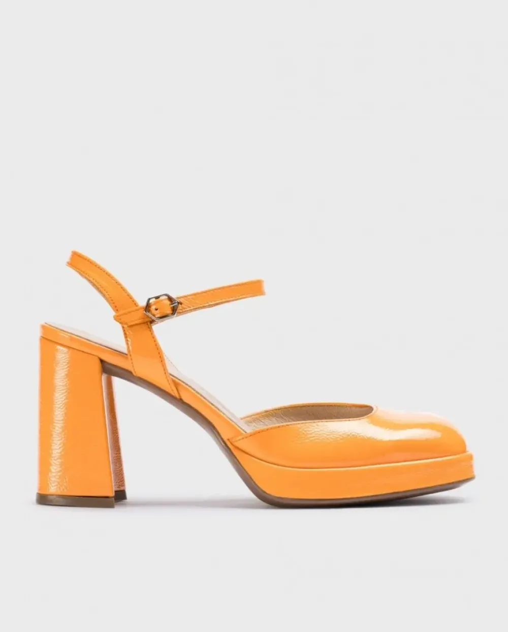 Wonders Plataforma Selena Naranja^ Tacones