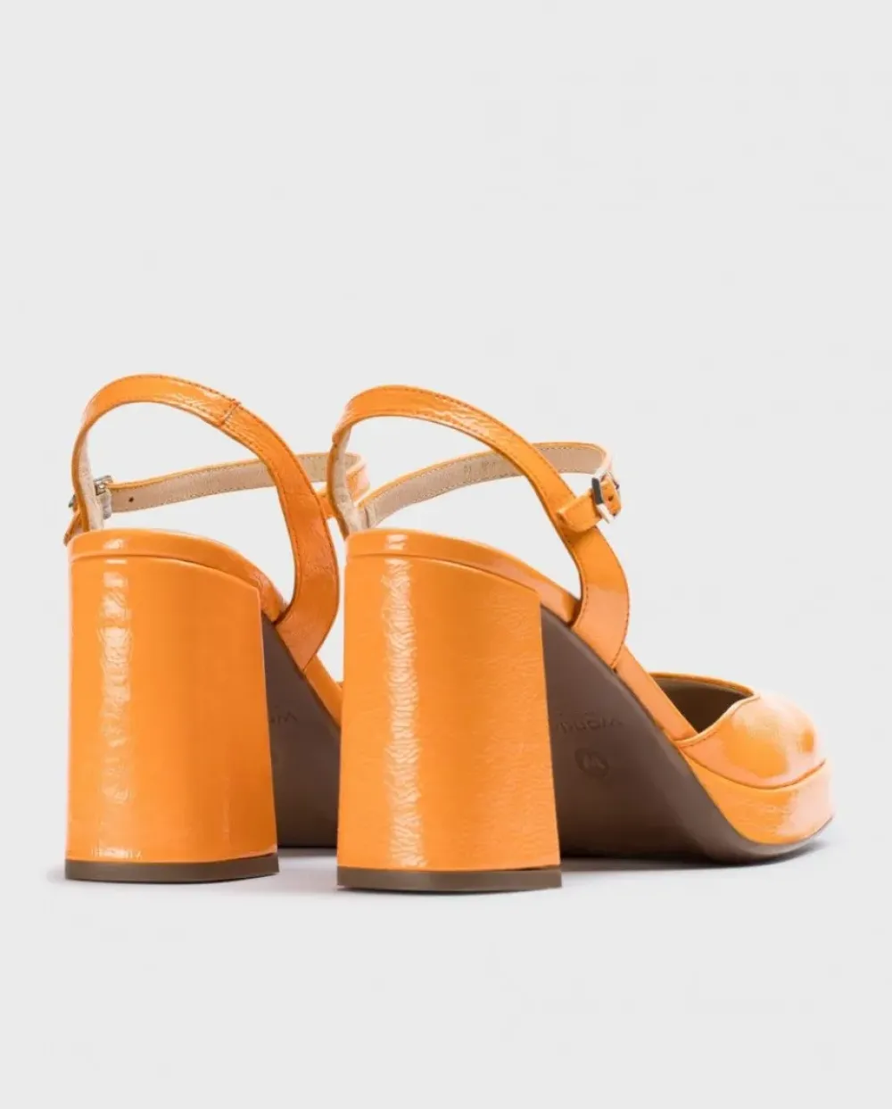 Wonders Plataforma Selena Naranja^ Tacones