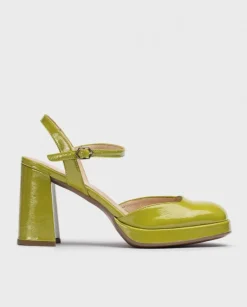 Wonders Plataforma Selena Verde^ Tacones