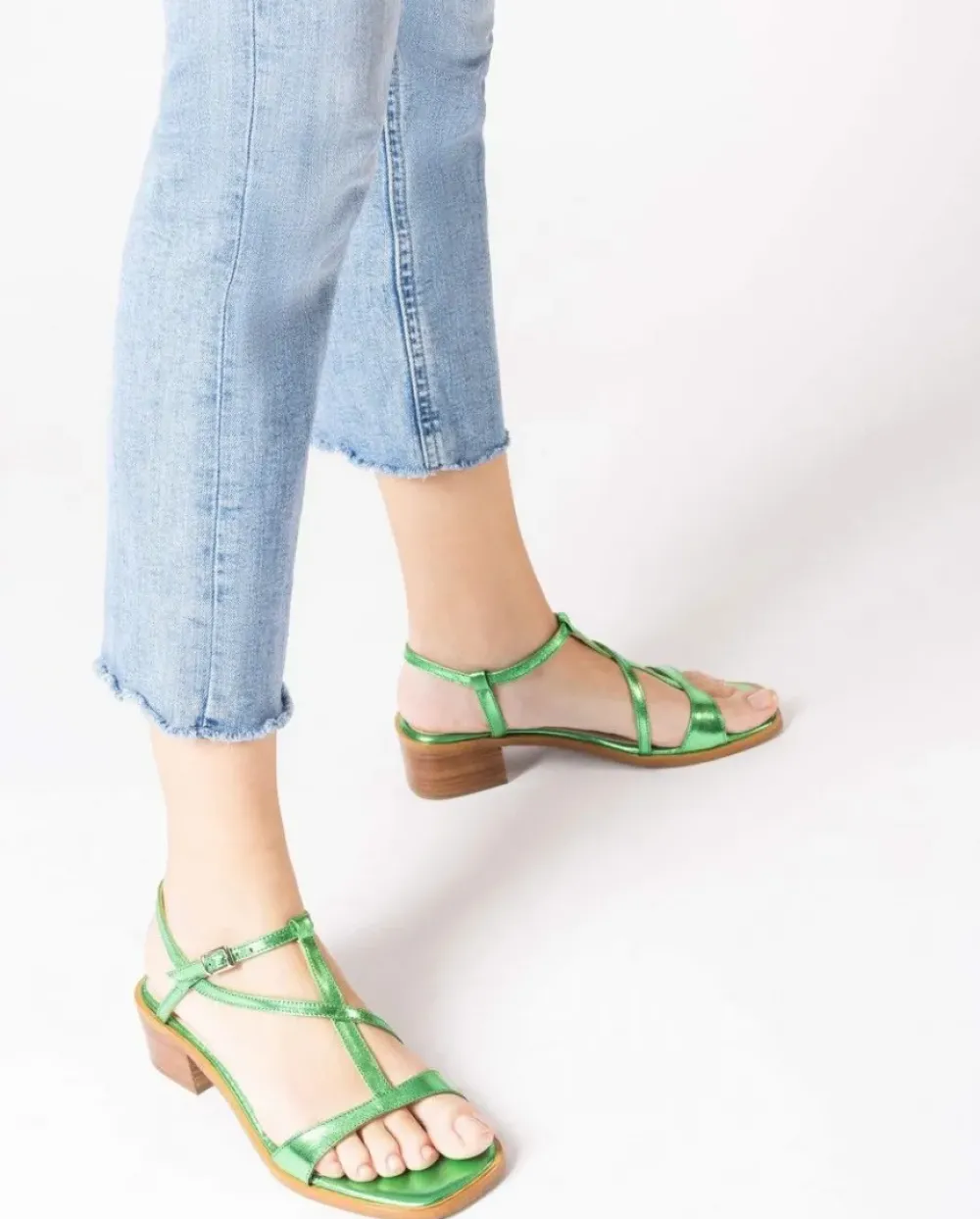 Wonders Sandalia Aurora Verde^ Sandalias