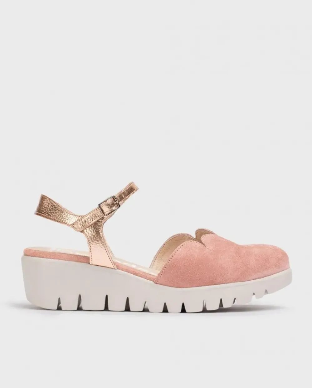 Wonders Sandalia Caravaca Rosa^ Cuñas