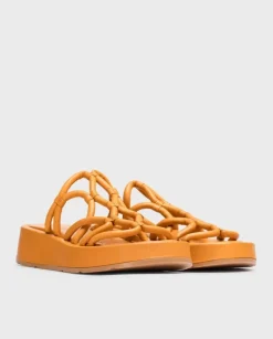 Wonders Sandalia Cuna Eladia Naranja^ Planos