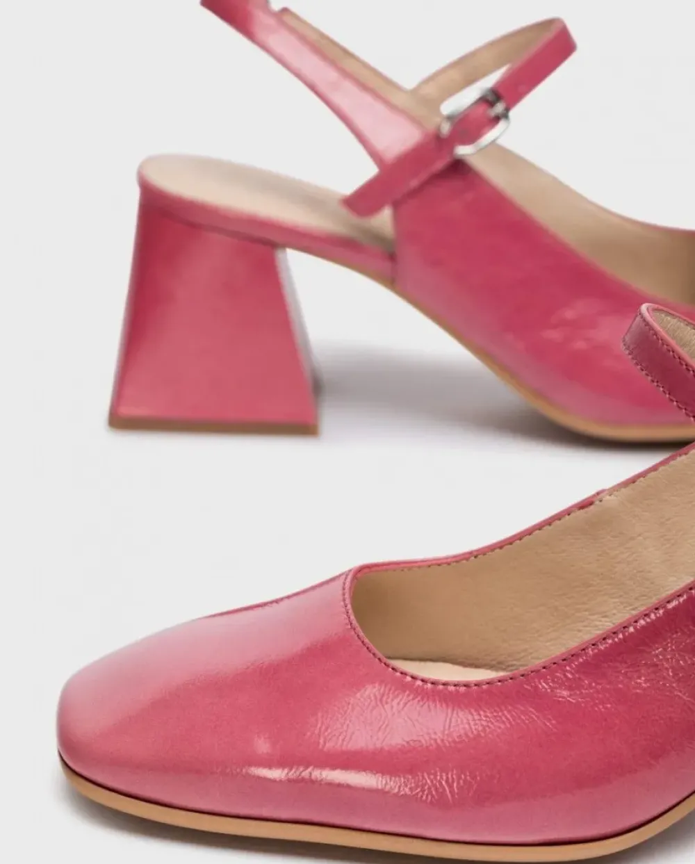 Wonders Sandalia Destalonada Jane Rosa^ Tacones