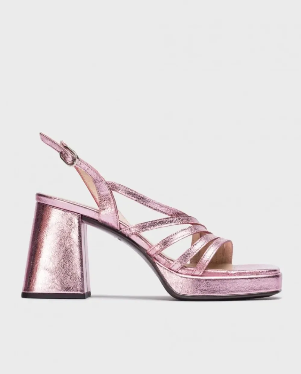 Wonders Sandalia Garli Rosa^ Tacones