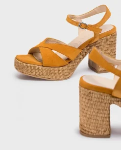 Wonders Sandalia Giorgia Naranja^ Tacones
