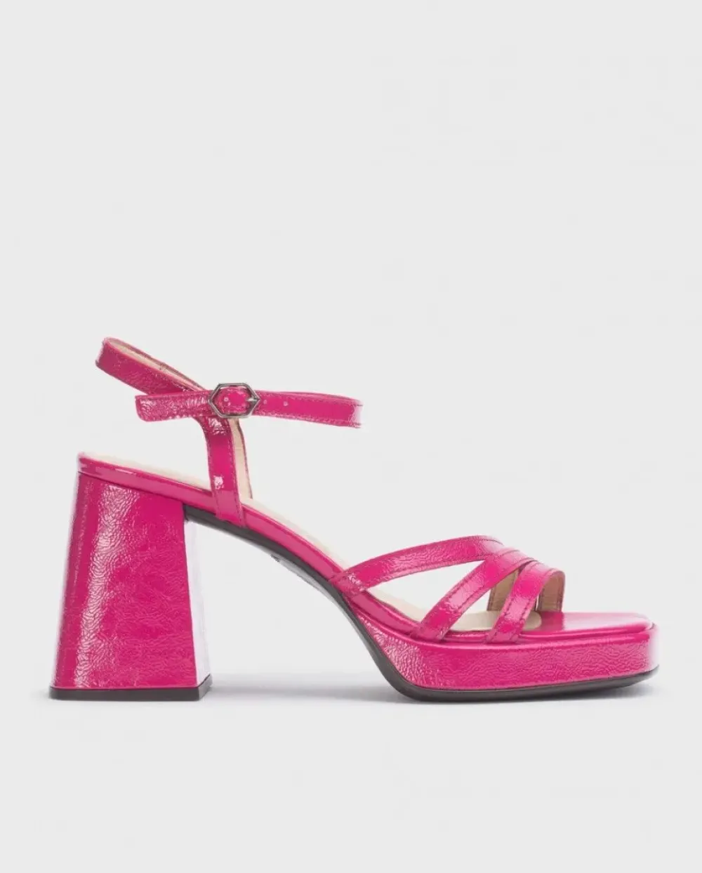 Wonders Sandalia Love Fuxia^ Tacones