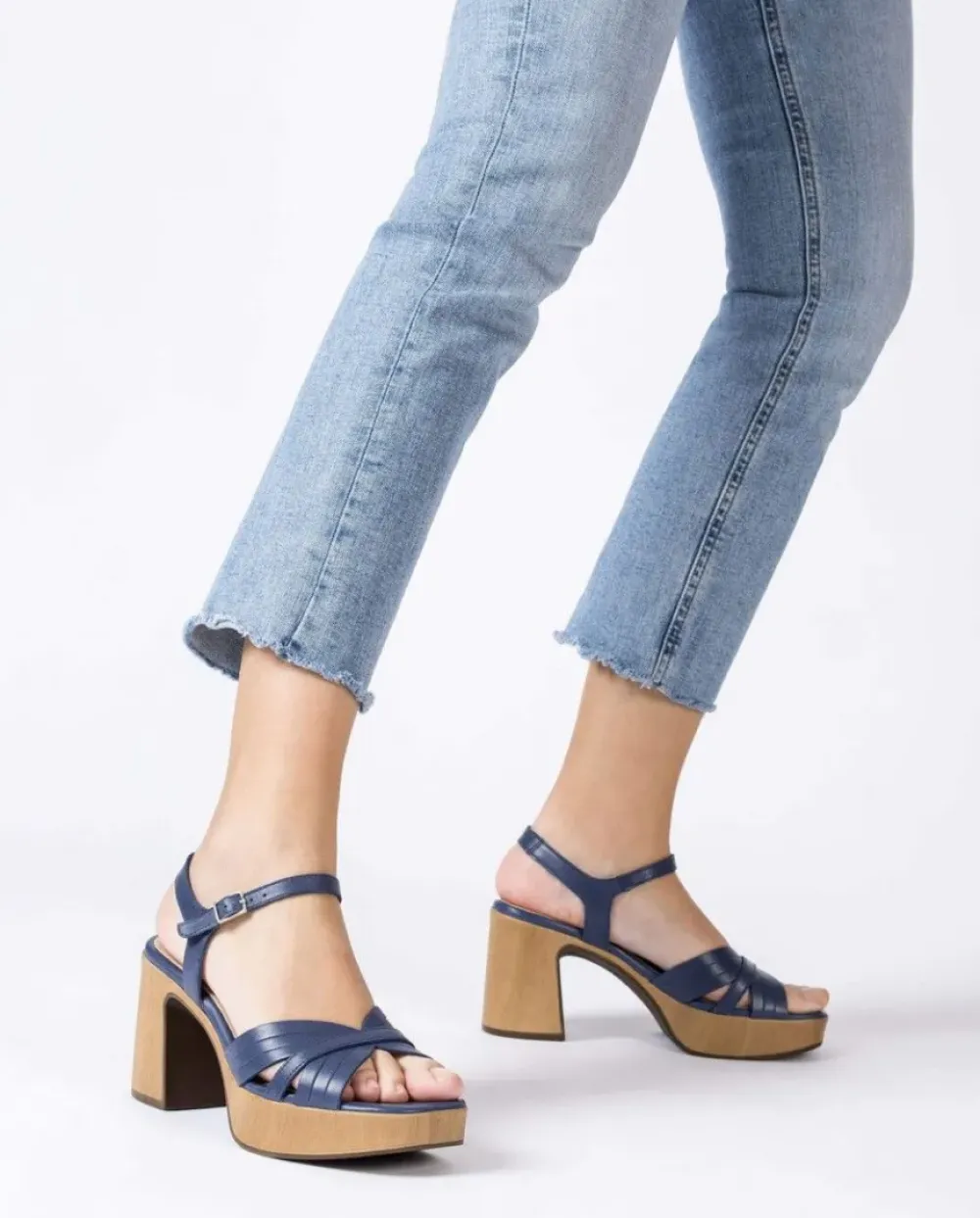 Wonders Sandalia Marisol Azul^ Tacones