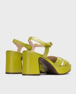 Wonders Sandalia Marisol Verde^ Tacones