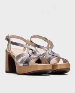 Wonders Sandalia Violeta Metalizado^ Sandalias