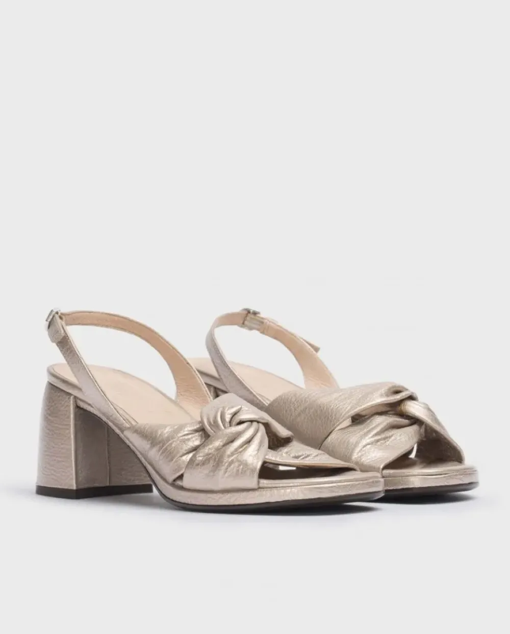 Wonders Sandalia Wild Dorado^ Tacones