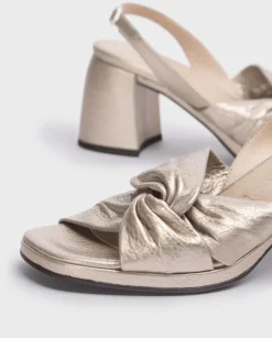 Wonders Sandalia Wild Dorado^ Tacones