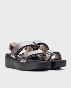 Wonders Sandalias Amapola Negra^ Sandalias