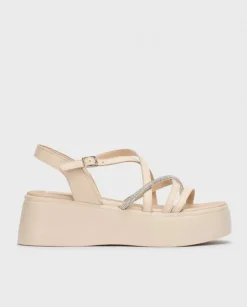 Wonders Sandalias Con Plataforma Martina Beige^ Sandalias
