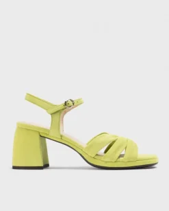 Wonders Sandalias De Tacon Gisela Verde^ Tacones