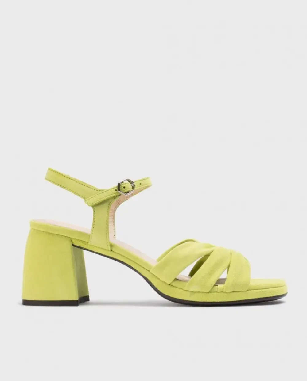 Wonders Sandalias De Tacon Gisela Verde^ Tacones