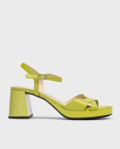 Wonders Sandalias De Tacon Lola Verde^ Tacones