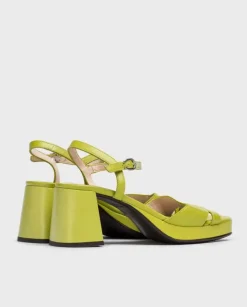 Wonders Sandalias De Tacon Lola Verde^ Tacones