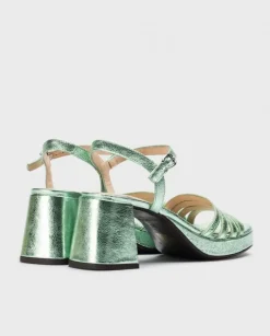 Wonders Sandalias De Tacon Zaida Azul^ Tacones