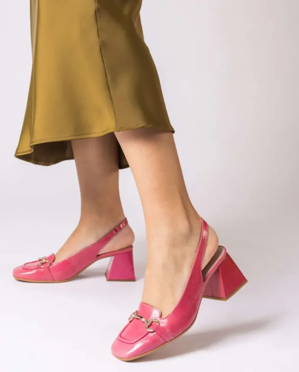 Wonders Sandalias Tacon Jazmin Rosa^ Tacones