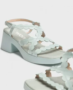 Wonders Sandalias Tacon Neus Azul^ Sandalias