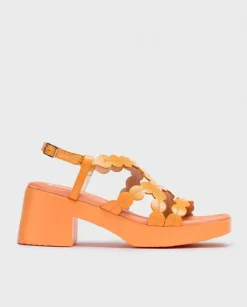 Wonders Sandalias Tacon Neus Naranja^ Sandalias