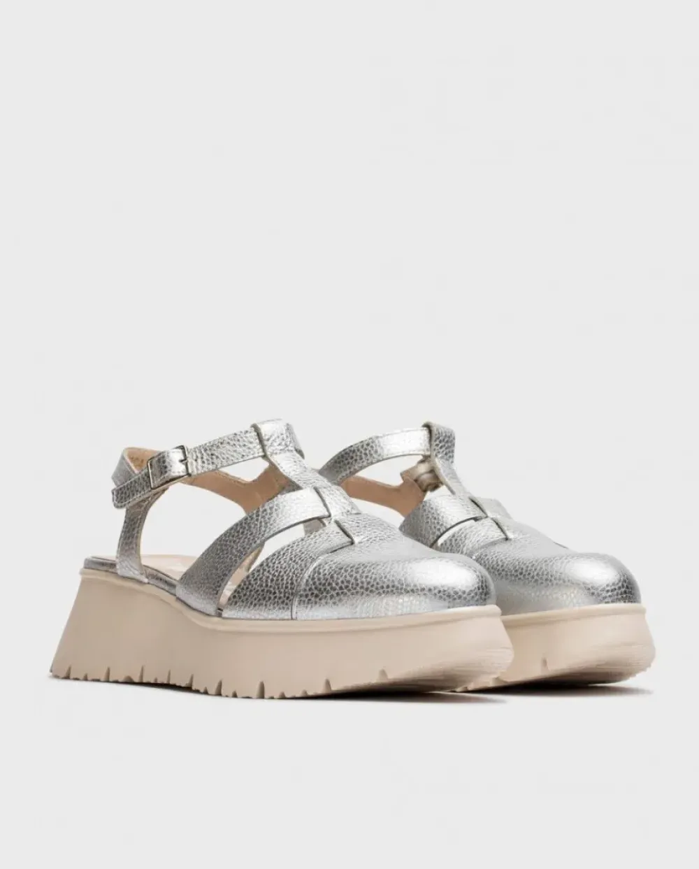 Wonders Silver Zagreb Multi- Straps^ Plataformas