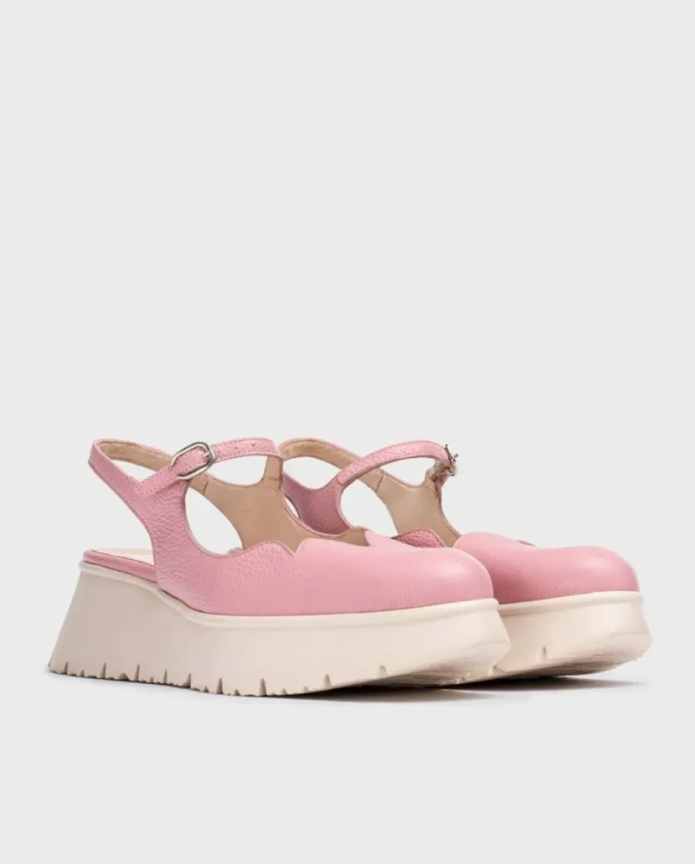 Wonders Zapato Basilea Rosa^ Plataformas