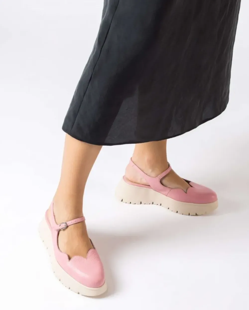 Wonders Zapato Basilea Rosa^ Plataformas